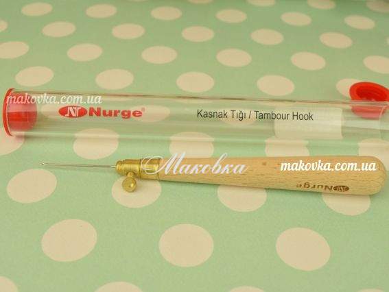 Гачок для вишивання тамбурним швом 240-7 Nurge (голка №2) Гачок для вишивання тамбурним швом 240-7 Nurge (голка №2)