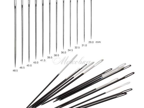 Види та розміри голок для шиття та вишивання