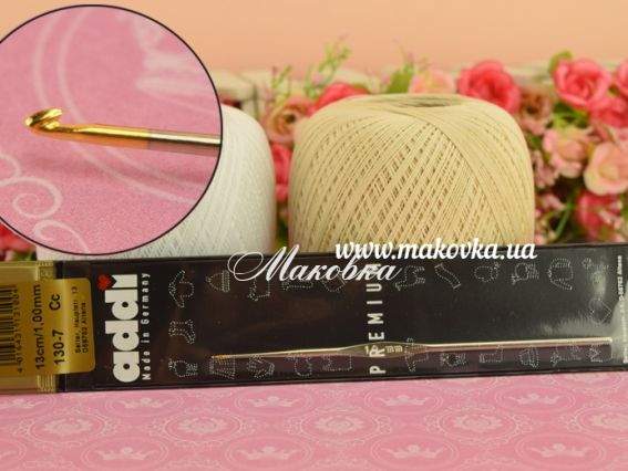 Крючок стальной экстратонкий 1 мм ADDI 130-7/1,0-13 Крючок стальной экстратонкий 1 мм ADDI 130-7/1,0-13