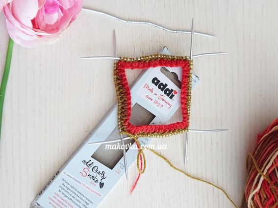 Панчішні в'язальні спиці вигнуті CraSy Snake ADDI 203-2/2,5-15  довжина 15 см, 5шт, №2,5 мм