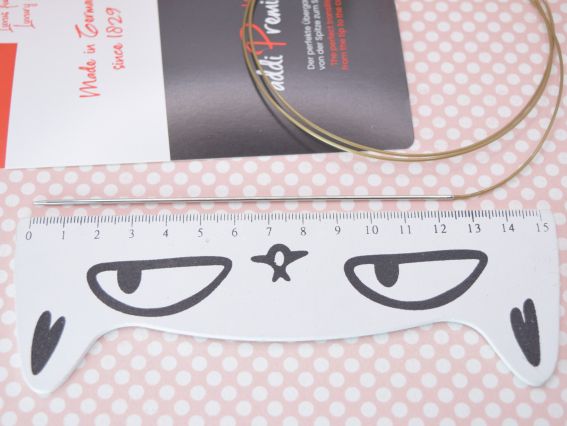 Круговые вязальные спицы Lace ADDI 775-7/1,5-100 серебристые на золотой леске, 120см, №1,5мм