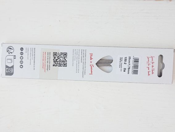 Чулочные вязальные стальные спицы ADDI 150-2/1,75-280 длина 20 см, 5шт, №1,75 мм