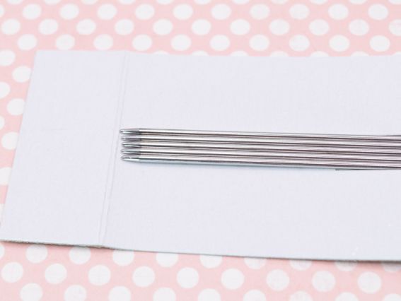 Панчішні в'язальні сталеві спиці ADDI 150-2/1,5-280  довжина 20 см, 5шт, №1,5 мм