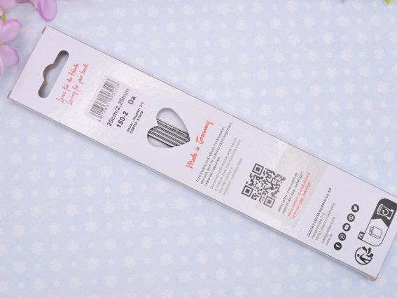 Панчішні в'язальні сталеві спиці ADDI 150-2/2.25-20  довжина 20 см, 5шт, №2,25 мм