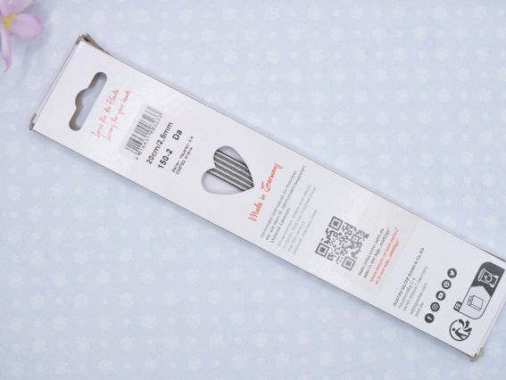 Панчішні в'язальні сталеві спиці ADDI 150-2/2.5-20  довжина 20 см, 5шт, №2,5 мм