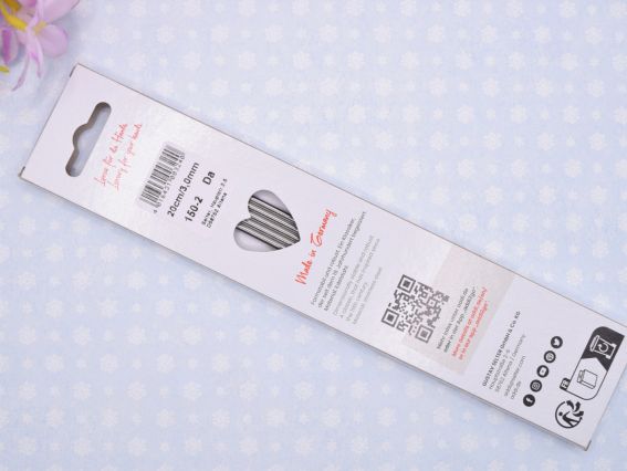 Чулочные вязальные стальные спицы ADDI 150-2/3-20 длина 20 см, 5шт, №3 мм