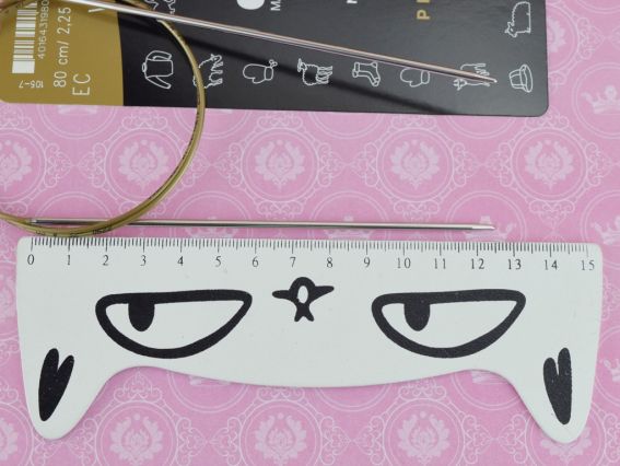 Кругові в'язальні спиці ADDI 105-7/2,25-80 на золотій волосіні, з латуні, довжина 80 см, №2,25 мм