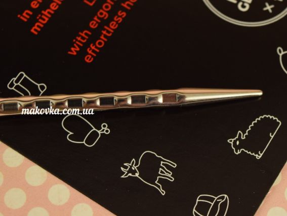 717-7 / 2.5-100 Спіці кругові з квадратним профілем та насічкамі, 100см №4,0мм ADDI Novel