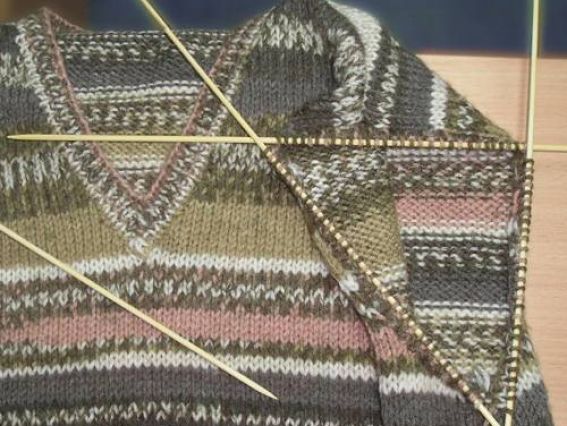 Варіант носочних спиць для вязання верхнього одягу