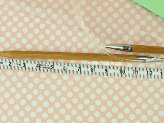 2032-6 ChiaoGoo Кругові бамбукові спиці Bamboo, Dark Patina, 80 см (32, 4мм 