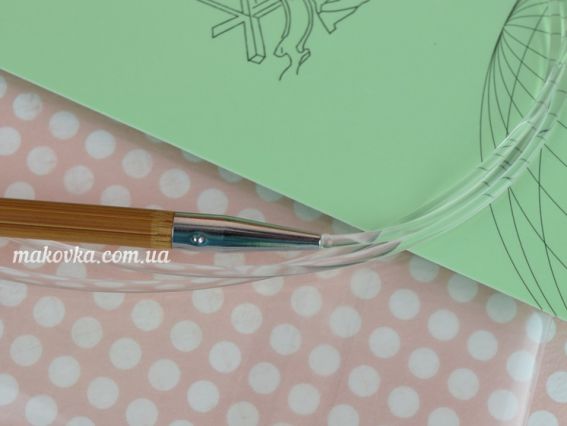 2040-8 Кругові бамбукові спиці Bamboo, Dark Patina, 100 см (40"), 5мм ChiaoGoo