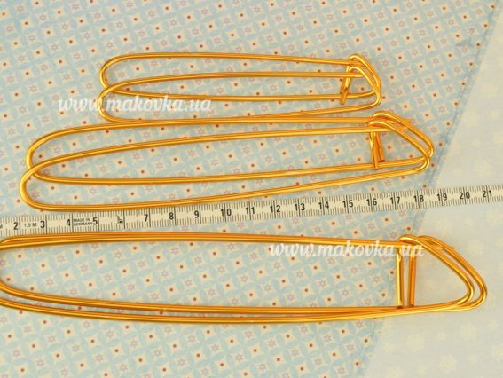 U1886 Yellow Набір аксесуарів для в'язання в жовтій сумочці з квітками DMC