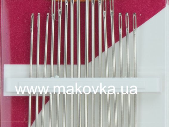  DMC Набор игл для шитья, ассорти 16 штук 3-9. 1765/2