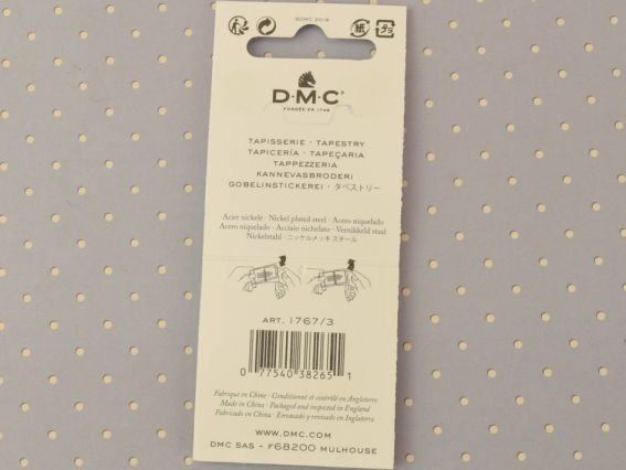 DMC 1767/3 набор игл для вышивания №№18-22 6 шт с большим ушком Tapestry