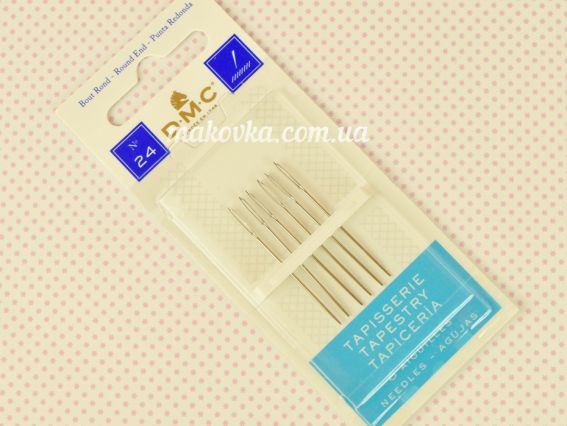 Голки для вишивання гобеленові №24 DMC 1767/7