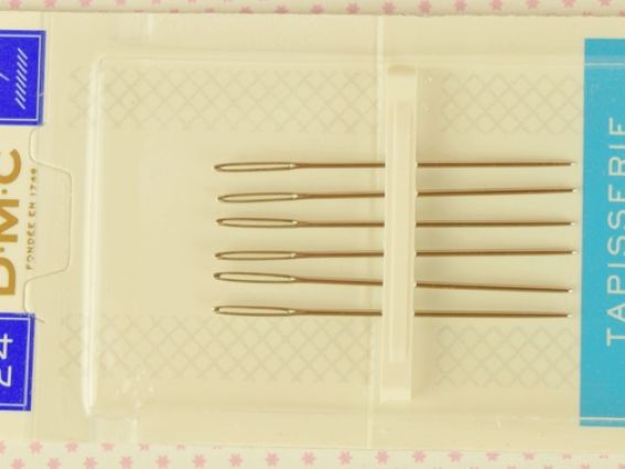 DMC 1767/7 набор игл для вышивания №24 6 шт с большим ушком гобеленовые Tapestry