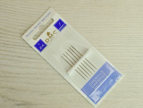 Голки для вишивки стрічками №24, CHENILLE 1768/5 DMC 