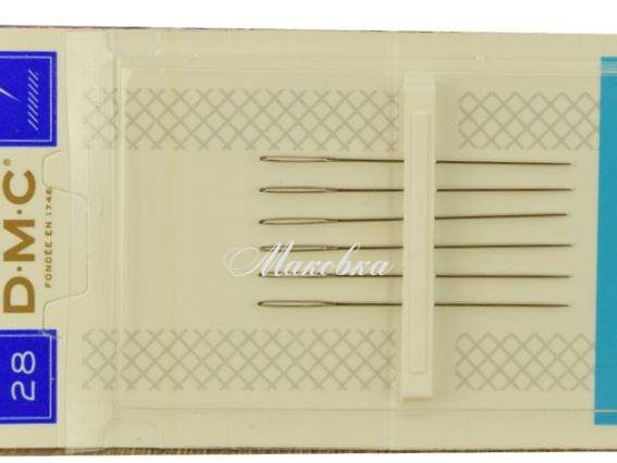 Голки для вишивання №28, 6 шт 1767-9 DMC