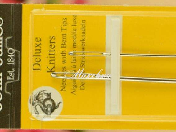 Иглы для вязальщиц Deluxe Knitters №14/18, John James, 2шт, Англия Иглы для вязальщиц Deluxe Knitters №14/18, John James, 2шт, Англия