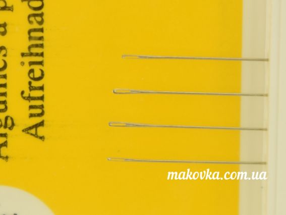 Набір Голок для бісеру Beading №15, John James, 4шт, JJ10515