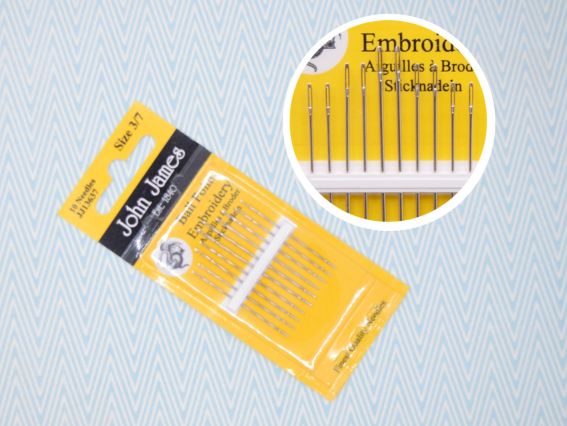 Голки ручні трикотажні John James №3/7 (10 шт.), JJ13637E Голки ручні трикотажні John James №3/7 (10 шт.), JJ13637E