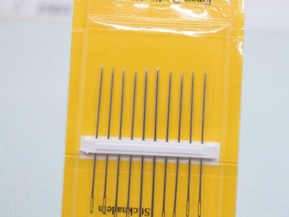 Набір трикотажних голок. Високоякісні ручні голки John James (Англія) для трикотажу та джерсі. Набір асорті №3/7 із заокругленим вістрям Ball Point для дбайливого шиття без пошкодження волокон.