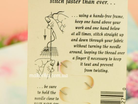 Набір двосторонніх голок для вишивання Twin Quick Stitch №26, John James, 3шт, JJ698D026 Англія