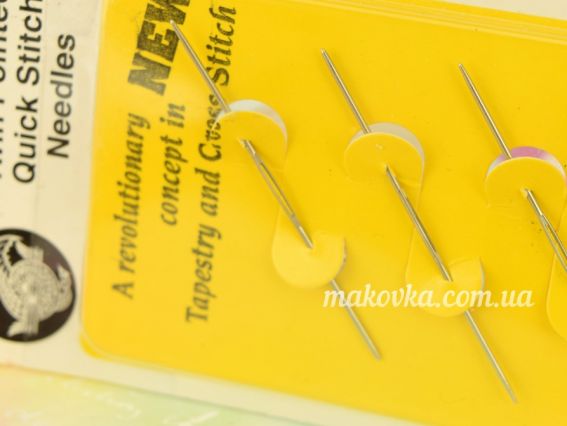 Набір двосторонніх голок для вишивання Twin Quick Stitch №22, John James, 3шт, JJ698D022 Англія