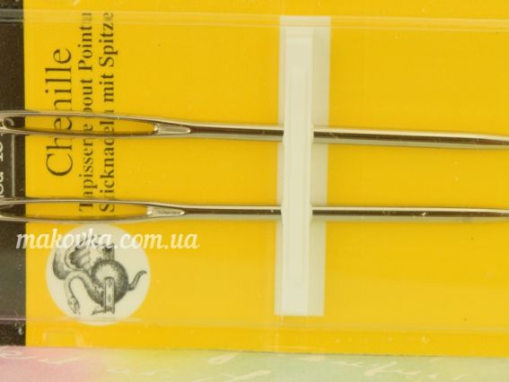 Набір голок для вишивання стрічками Chenille №13 John James, 4шт, JJ18813, JJ18882 Англія