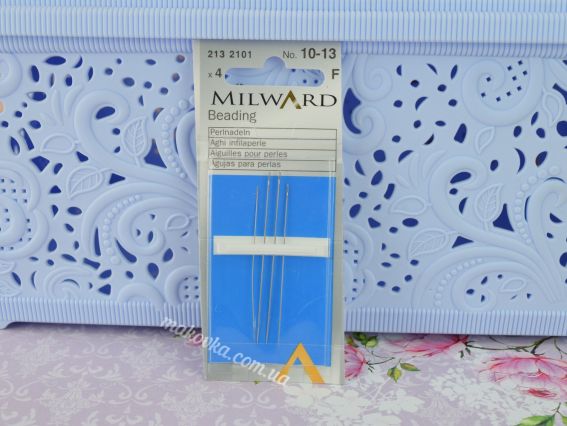 Набір Голок для бісеру Beading №10/13 Milward , 4шт, 213 2101
