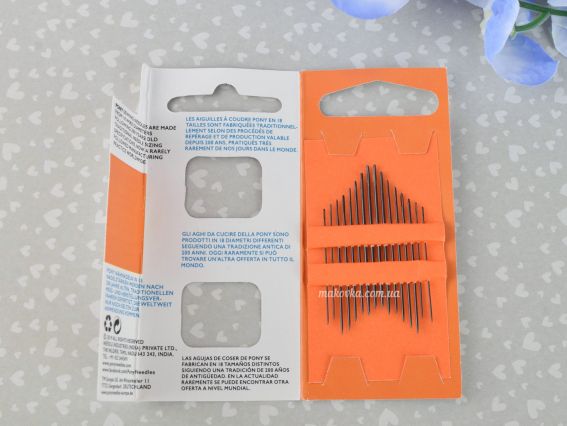 04897 PONY Crewels embroidery черные Иглы швейные, вышивальные №5/10 (16шт) 04897 