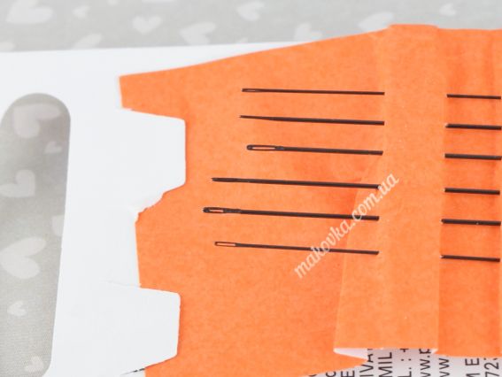 07887 Иглы для бисера №10-12, 6шт PONY 