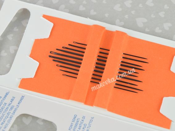 04882 PONY Ballpoint чорні Голки швейні, трикотажні 5/10 (10шт) 