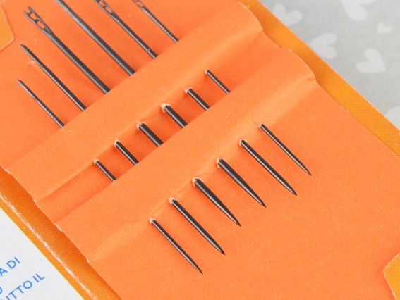 12821 PONY черные Иглы для слабовидящих, легко вдеваемые иглы 6шт Easy Threading Needle