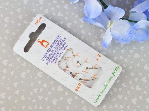 Набір Голки вигнуті 2шт. PONY Curved 14001