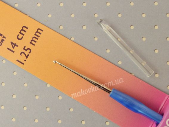 58904 PONY в'язальний Гачок 13,6см, товщина 1,25 мм металевий