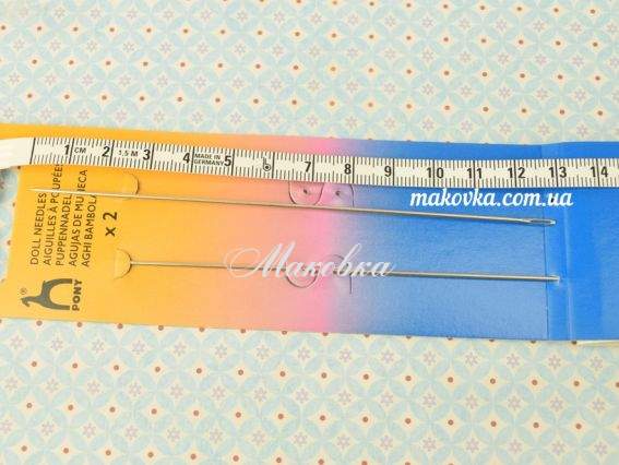 Иглы кукольные 08201 PONY размер 1-8 , 2 шт