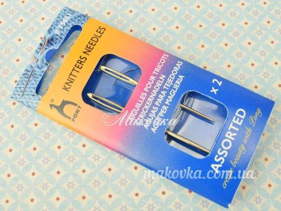 Голки для вовни 15851 PONY, 2 шт Голки для вовни 15851 PONY, 2 шт