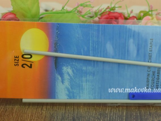 60604 PONY Виделка для сітки вязальна алюмінієва 2/0 (шир.30мм)