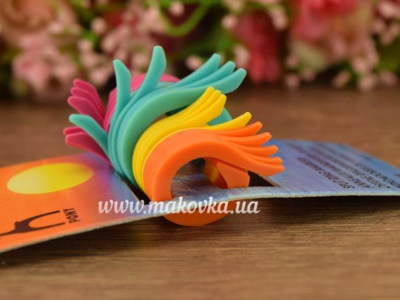 60638 PONY Маркери різного розміру в формі Завитків, 24 шт