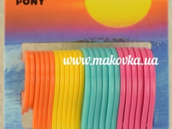 60638 PONY Маркери різного розміру в формі Завитків, 24 шт