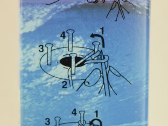 Лялечка для плетіння шнура дерев'яна, 1см