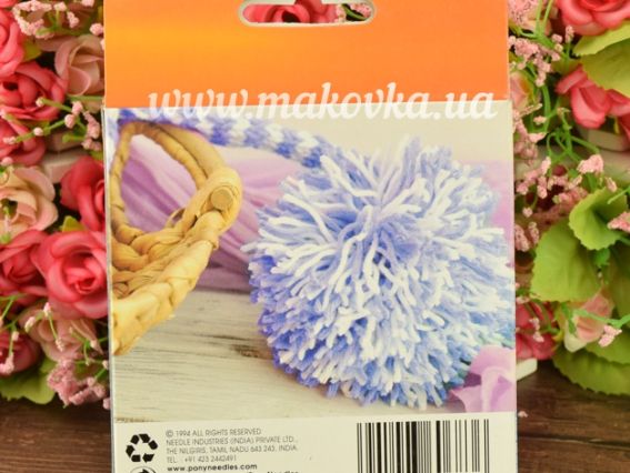 Пристрій для створення помпонів діаметром 10 см, 2шт/уп, PONY 60683