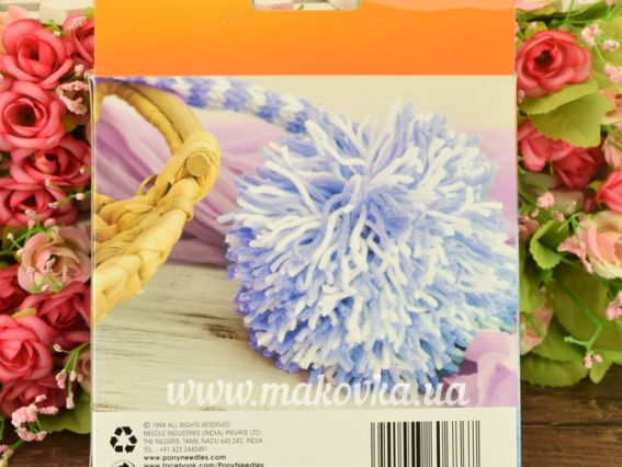 Пристрій для створення помпонів діаметром 13 см, 2шт/уп, PONY 60686