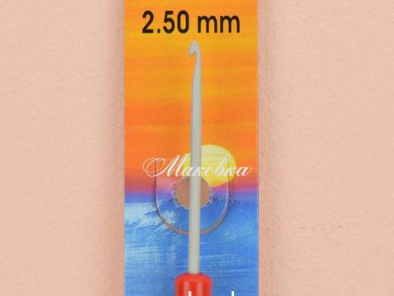 Крючок с ручкой PONY 46602, длина 14 см, №2,5 мм