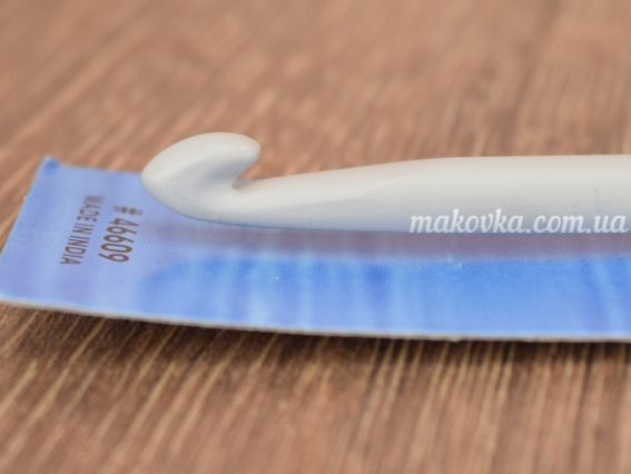 46609 PONY Гачок з пластиковою ручкою, довжина 14см, товщина 6 мм, Індія