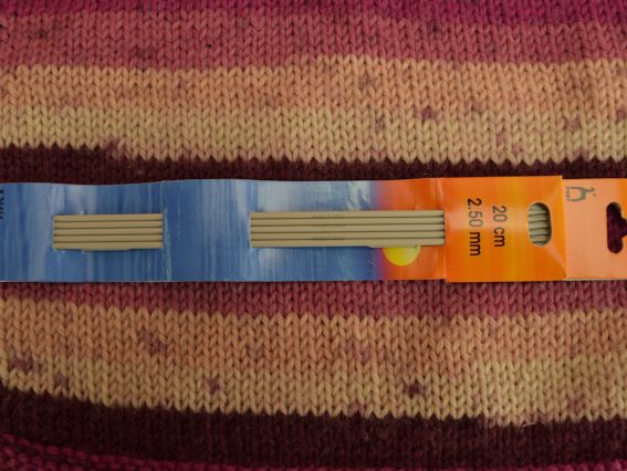 Шкарпеткові тефлонові спиці PONY №2,5 мм довжина 20 см 36614 