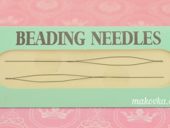 TBN-006e Голки для плетіння бісером Твіст 2шт Tulip