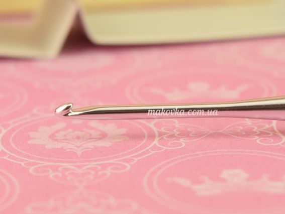 В'язальний гачок Tulip Etimo Rose алюмінієвий TER-03E м'яка рожева ручка №2 (2 мм)