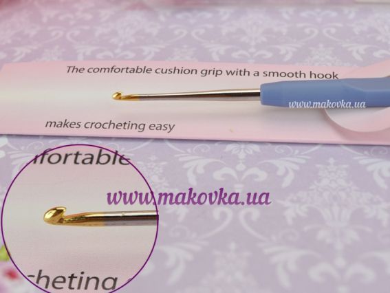 ETIMO Royal Silver Tulip Silver Tulip TLG-002 набір гачків для в'язання розміри 0.5-1.75 мм в органайзері із золотими ножицями, голкою та лінійкою